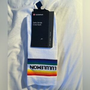 NWT Lululemon Daily Stride Crew Socks